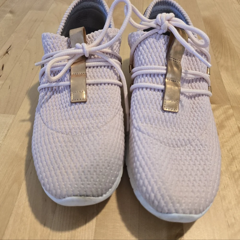 Cole Haan Slip On Sneakers Pink Rose Gold Size 9B